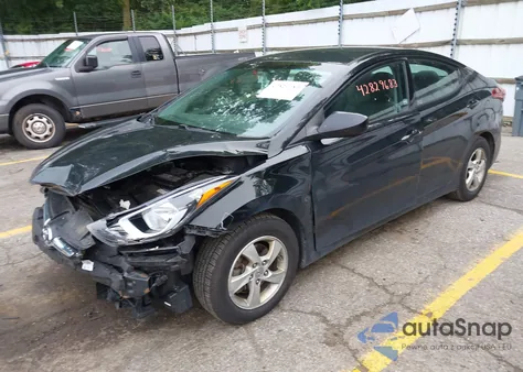 2014 Hyundai Elantra Se из США, поврежденный, VIN 5NPDH4AE9EH472199